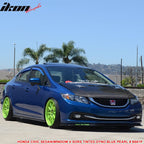 2012-2015 Honda Civic 4 Door Sedan Tape on Window Visors Shade Acrylic