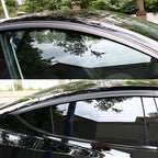 2020-2024 Tesla Model Y Tape-on Chrome Window Visors ABS 4PCS