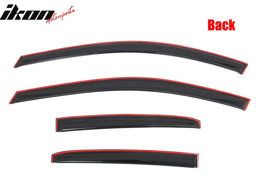 2018-2024 Toyota Camry 4PCS in Channel Window Visors Vent Rain Guards