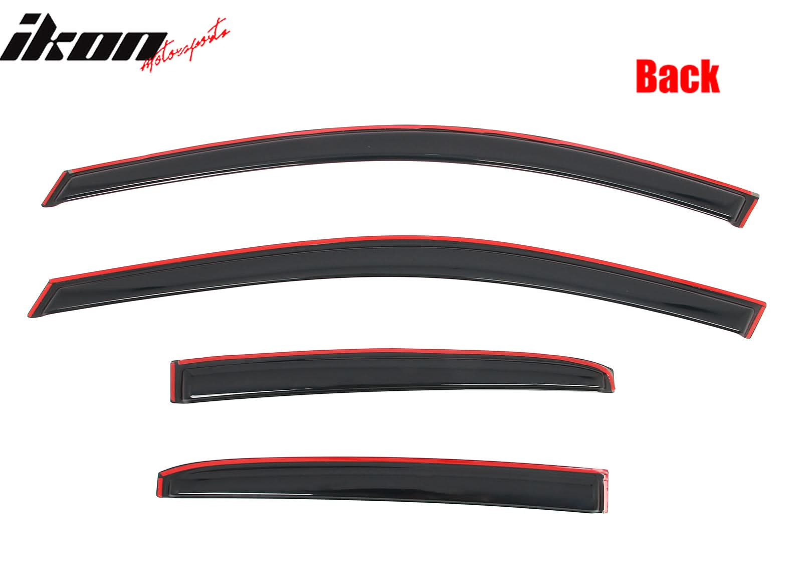 2018-2024 Toyota Camry 4PCS in Channel Window Visors Vent Rain Guards
