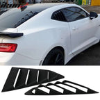 2016-2024 Chevy Camaro Unpainted Rear Window Louver Side Vent ABS