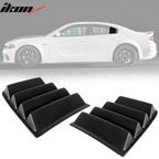 2011-2023 Dodge Charger Unpainted Rear Window Louver Side Vent ABS PP