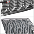2011-2023 Dodge Charger V2 Style Window Louver Windshield Gloss Black