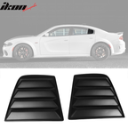 2011-2023 Dodge Charger Unpainted Rear Side Window Louver Air Vent ABS