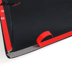 2011-2023 Dodge Charger V3 Style Matte Black PP Window Louver Scoops