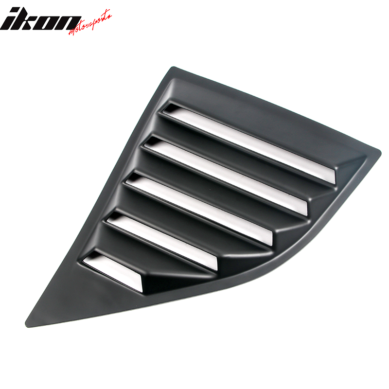 2008-2023 Dodge Challenger Unpainted Rear Side Window Louver Air Vent