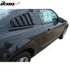 2005-2009 Ford Mustang V6 Side Quarter Window Louvers Windshield Cover