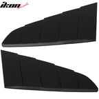 2015-2023 Ford Mustang Coupe V Style Rear Window Louver Side Vent ABS