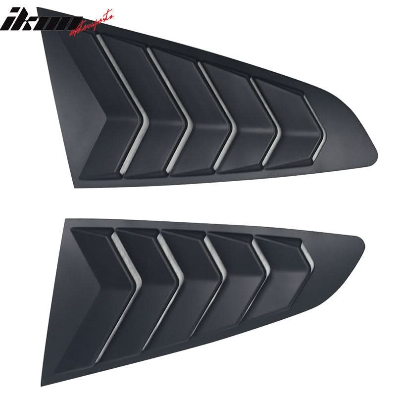 2015-2017 Ford Mustang Unpainted Side Window Louver Rear Fender Scoop