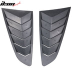 2015-2023Â Ford Mustang IKON Black Rear Window Louver Side Louvers ABS