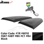 2015-2023 Mustang R Style Side Quarter Window Louver PU Painted