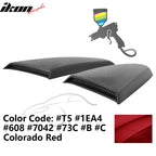 2015-2023 Mustang R Style Side Quarter Window Louver PU Painted