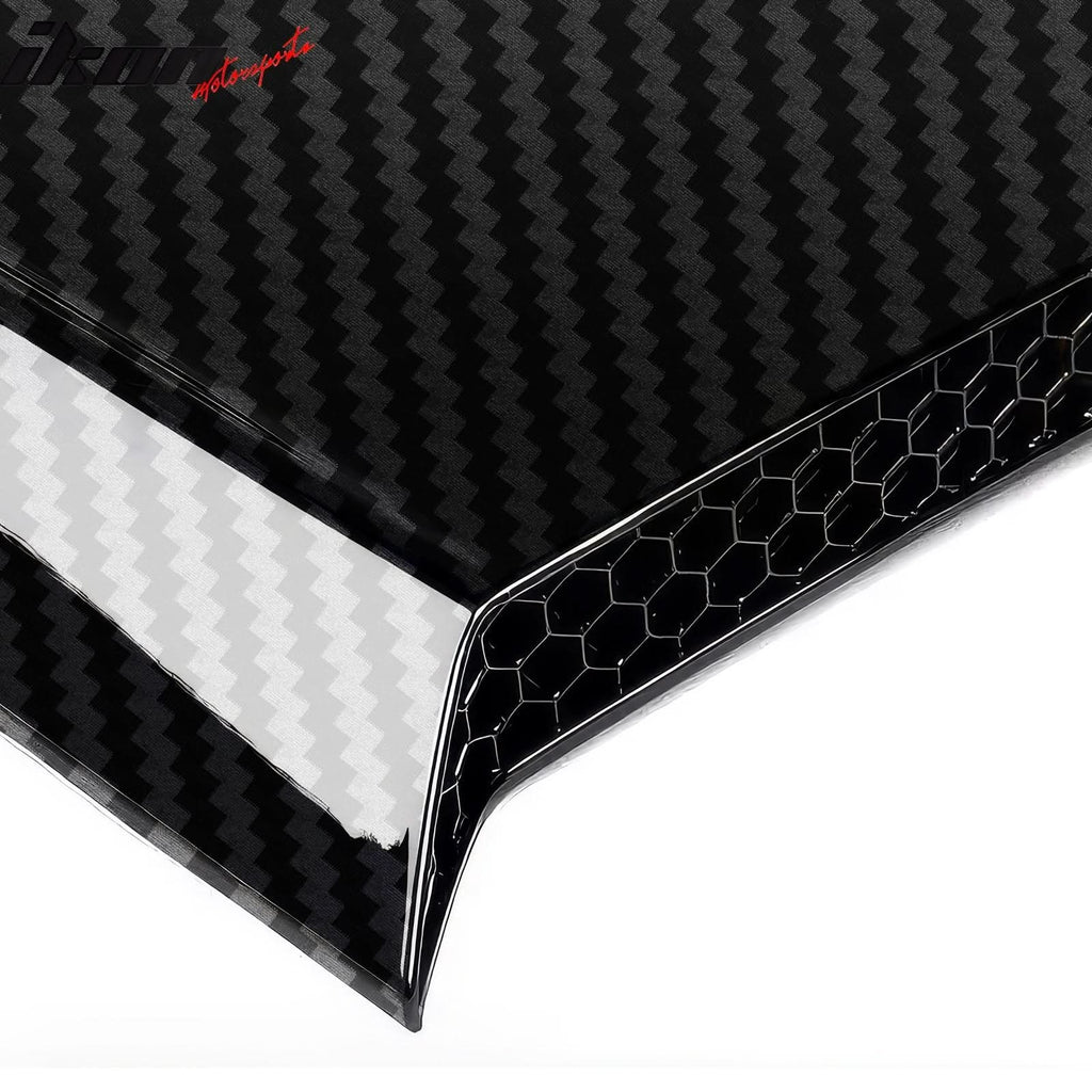 2024-2025 Ford Mustang V 2DR Carbon Fiber Print Side Window Louver ABS