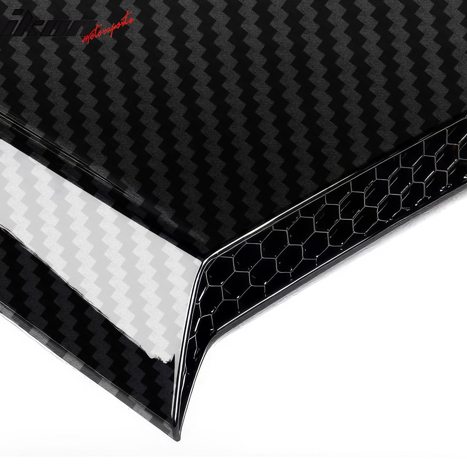 2024-2025 Ford Mustang V 2DR Carbon Fiber Print Side Window Louver ABS