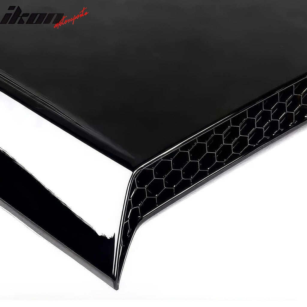 2024-2025 Ford Mustang 2DR V Style Gloss Black Side Window Louvers ABS