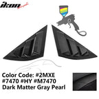 2021-2023 Ford Mustang Mach-E Window Louvers 3 Vent PC Painted
