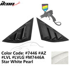 2021-2023 Ford Mustang Mach-E Window Louvers 3 Vent PC Painted
