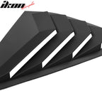 2023-2025 Honda Accord IKON Black Rear Quarter Window Louver ABS