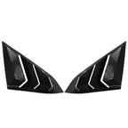 2016-2021 Honda Civic Sedan Gloss Black Rear Side Window Louver