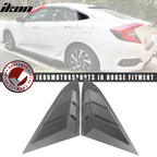 2016-2021Â Honda Civic Sedan Rear Side Window Louver Quarter Panel ABS