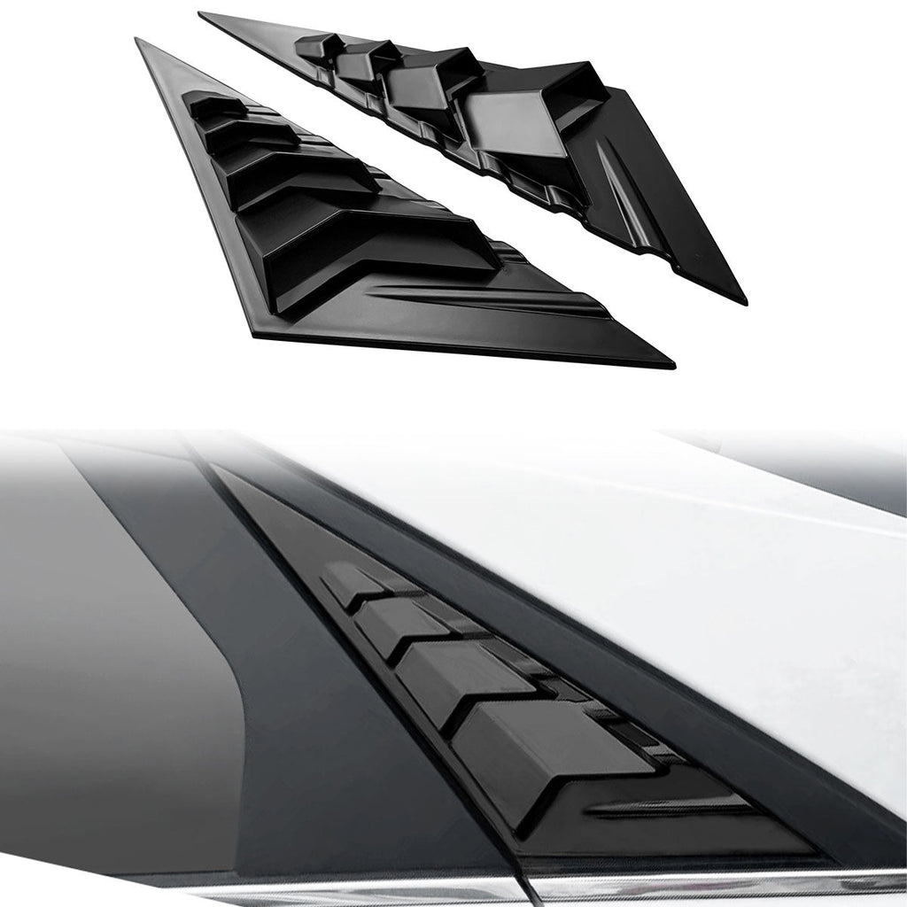 2021-2023 Hyundai Elantra 4DR 2PC Rear Side Vent Window Louver ABS
