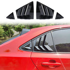 2020-2022 Toyota Corolla IKON Style Side Window Louver Visor Guard ABS