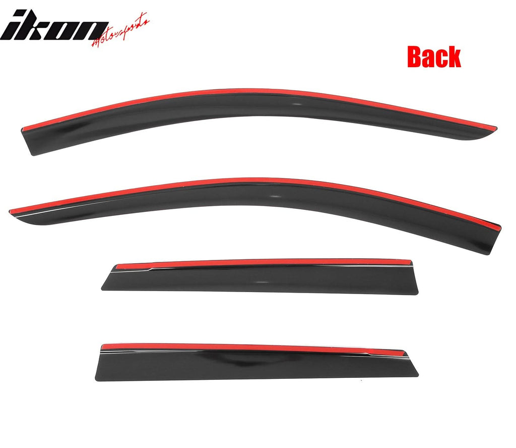 2022-2025 Hyundai Santa Cruz Low Profile Style Tape on Window Visors