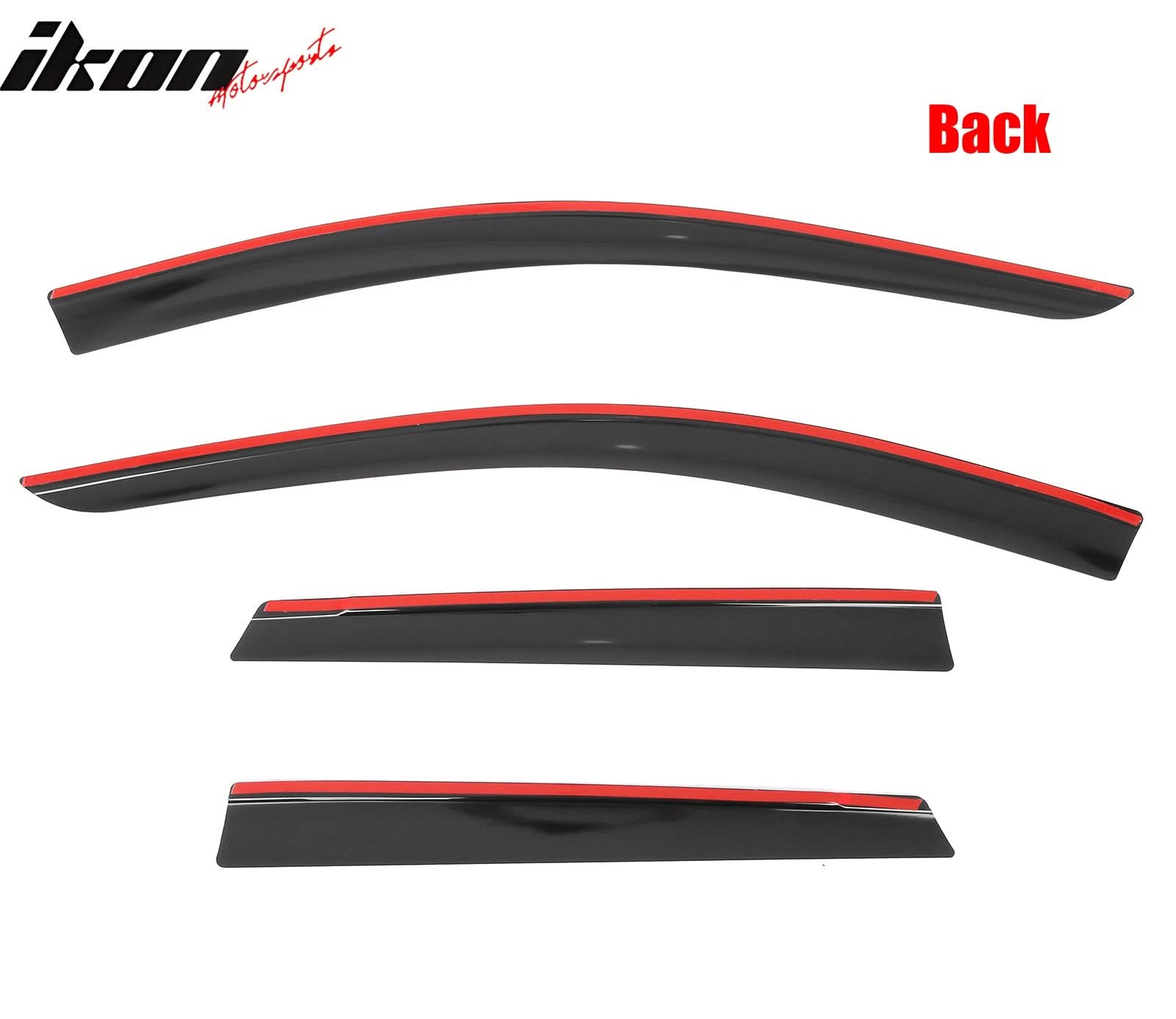 2022-2025 Hyundai Santa Cruz Low Profile Style Tape on Window Visors