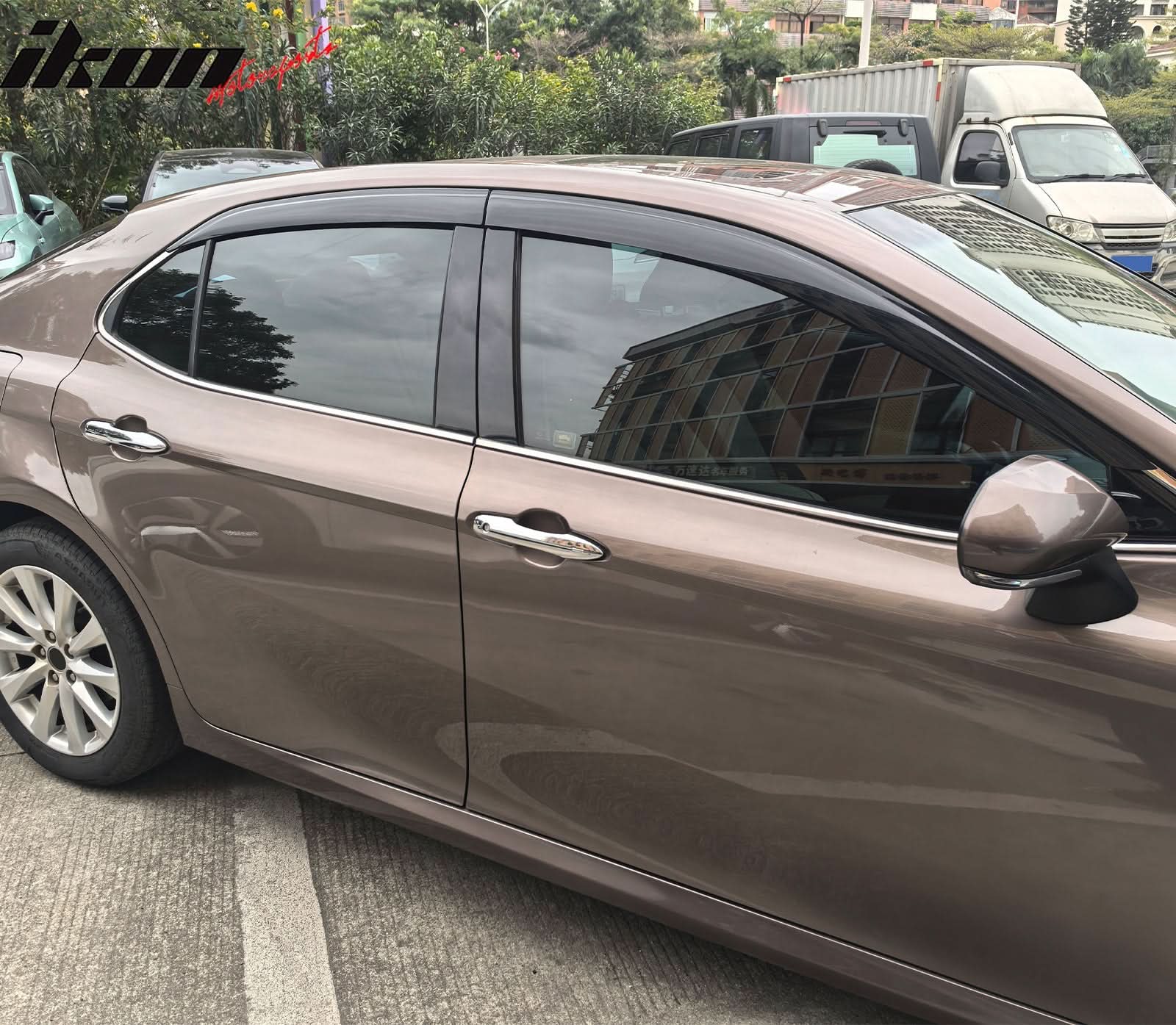 2018-2024 Toyota Camry Low Profile Style Tape on Window Visors Guards