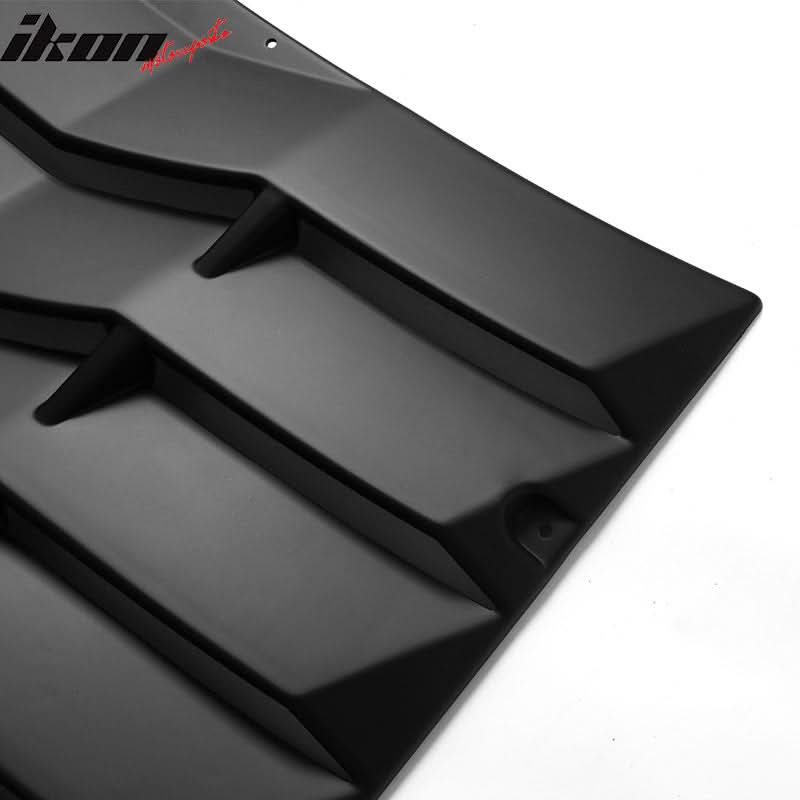 2014-2020 BMW F32 4 Series Coupe Matte Black Window Louver ABS