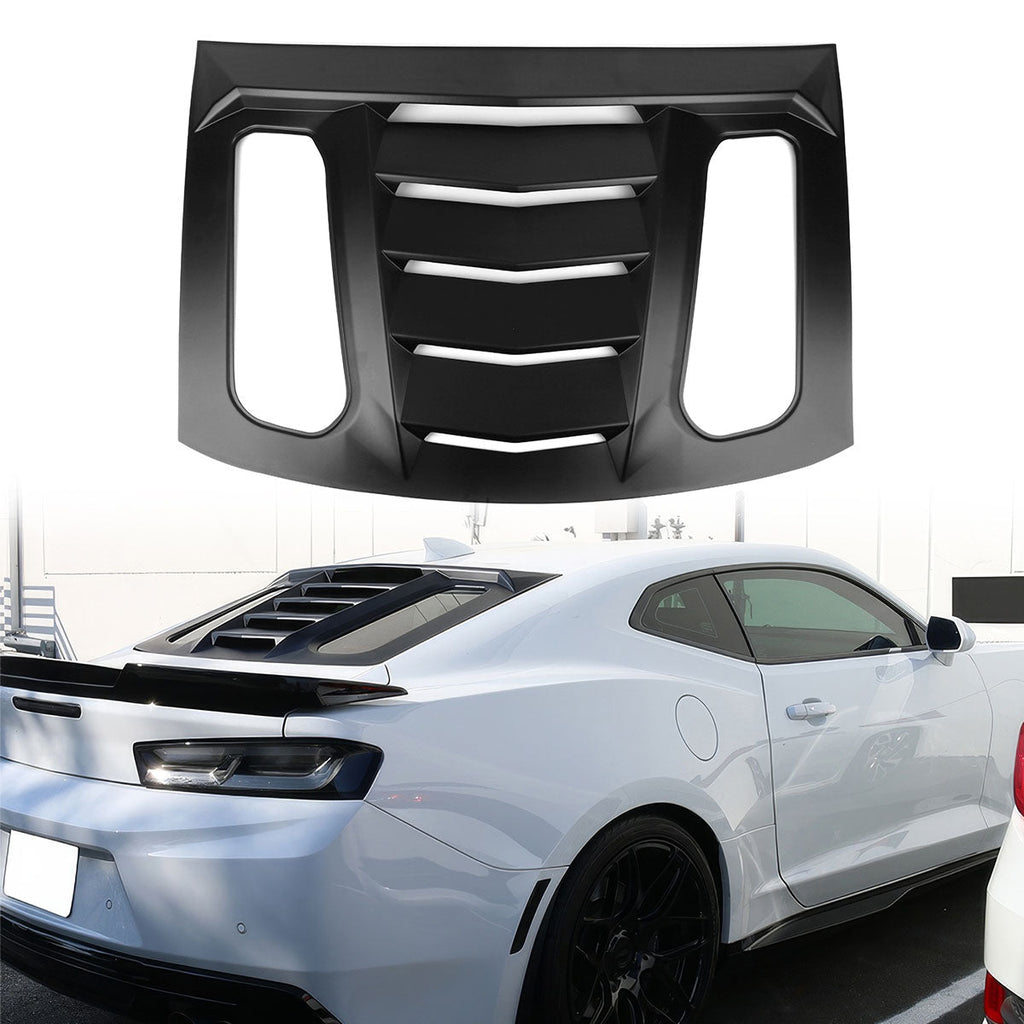 2016-2024 Chevy Camaro IKON V2 Style Window Louver ABS