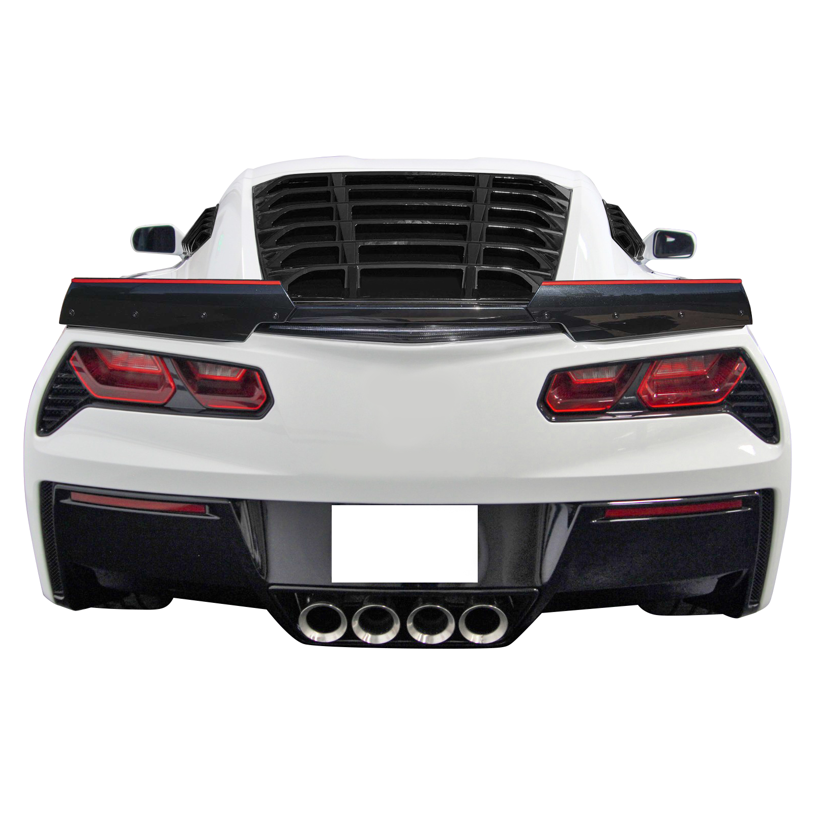 2014-2019 Chevy Corvette C7 Rear Window Louver ABS