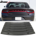 2011-2023 Dodge Charger Unpainted Rear Side Window Louver Air Vent ABS