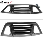 2008-2023 Dodge Challenger Unpainted Rear Window Louver Side Vent ABS