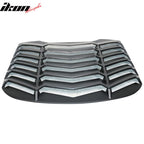 2015-2023Â Ford Mustang IKON Black Rear Window Louver Cover ABS