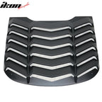 2015-2023Â Ford Mustang IKON Black Rear Window Louver Side Louvers ABS