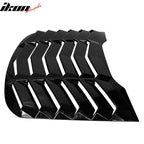 2015-2023 Ford Mustang IKON Style Gloss Black Window Louver ABS