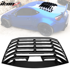 Fits 13-20 Scion FR-S Toyota 86 Subaru brz Window Louver Gloss Black