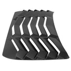 2016-2021 Honda Civic Sedan Black Rear Window Louvers ABS