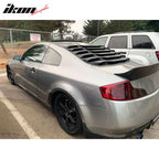 2003-2007 Infiniti G35 Coupe Unpainted ABS Rear Window Louver