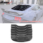 2024-2025 Ford Mustang 2DR IKON Gloss Black Rear Window Louvers ABS