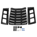 2011-2023 Dodge Charger IKON ABS Rear Window Louver 3PCS