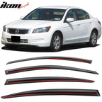2008-2012 Honda Accord 4-Door Sedan Acrylic 4PC Tape On Window Visors