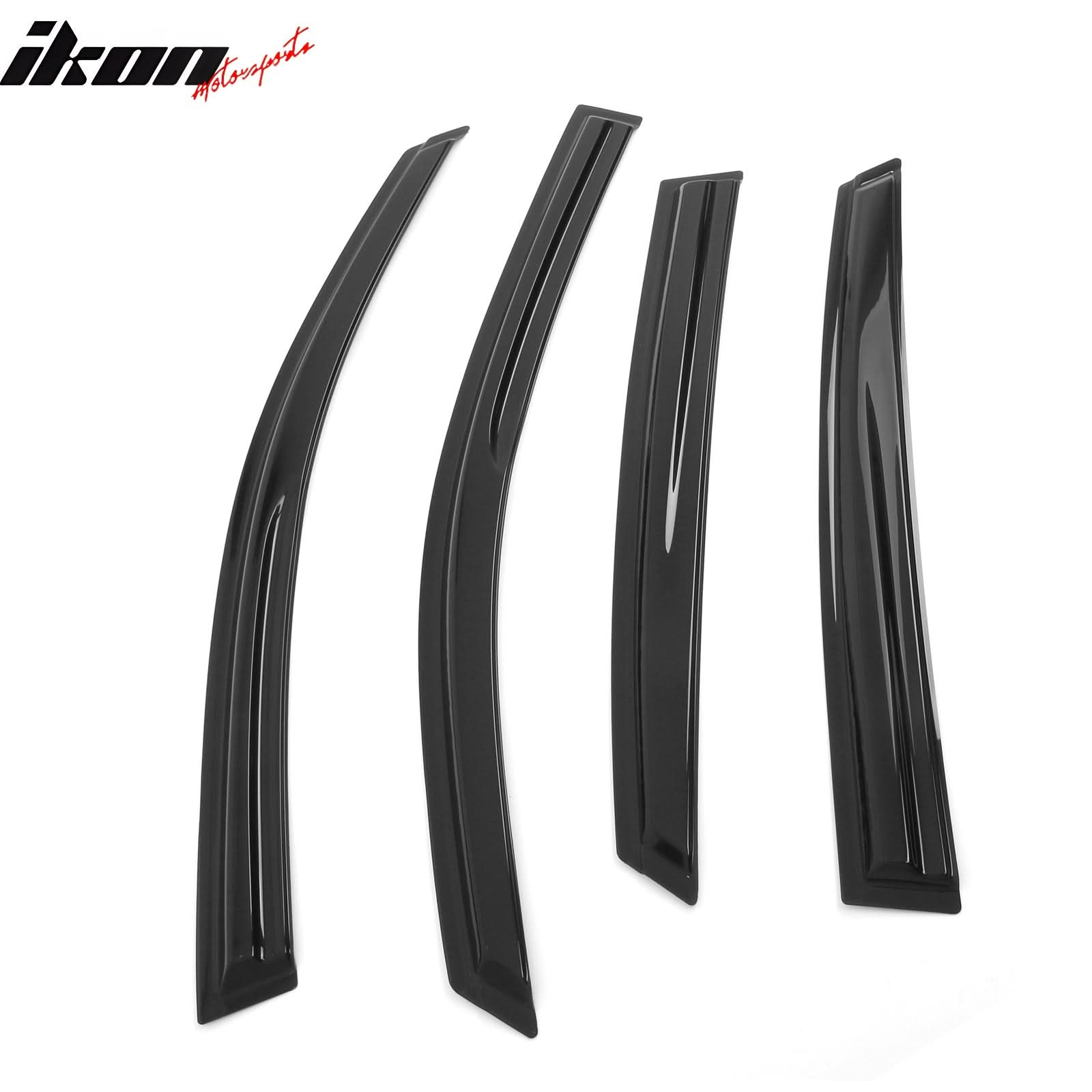 2016-2021 Honda Civic Sedan Mugen Style Window Visors Vent Rain Guards