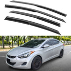 2011-2016 Hyundai Elantra Sedan Mugen Style Sun Rain Window Visor
