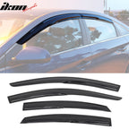 2015-2019 Hyundai Sonata Mugen Style Smoke Tinted Window Visor Acrylic