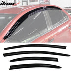 2008-2017 Mitsubishi Lancer EVO Window VisorsAcrylic 4PC
