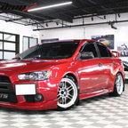 2008-2017 Mitsubishi Lancer EVO Window VisorsAcrylic 4PC