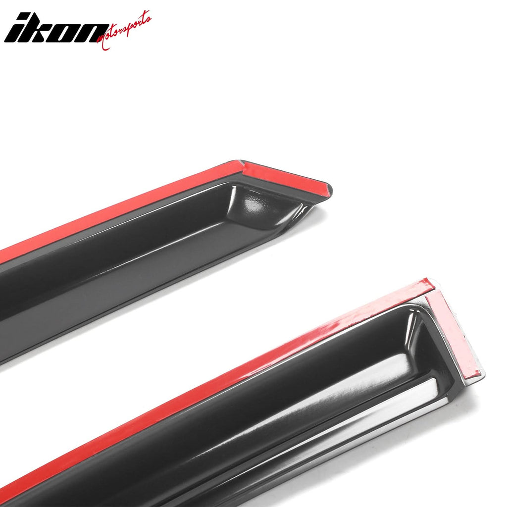 2009-2013 Toyota Corolla Mugen Style Smoke Window Visor Guard Acrylic