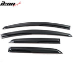 2007-2013 Toyota Yaris Window Visors Mugen Style Smoke Tinted Acrylic